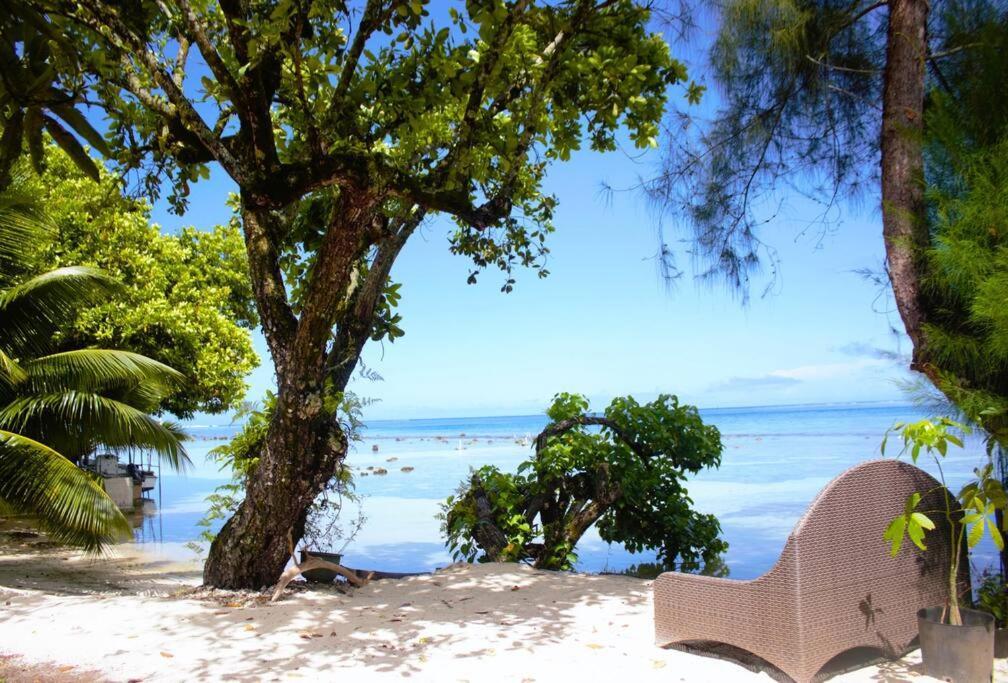 Bungalow Tiarii, Avec Acces Direct A Une Plage Privee Tevaitoa Exterior foto